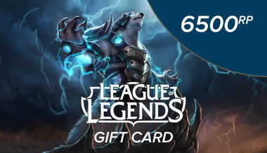 League of Legends 50 EUR - 6500 Riot Points